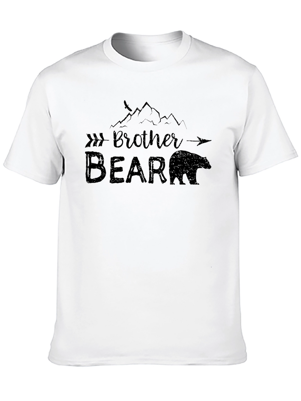 Brother Bear Graphic Tee - Black T-Shirt
