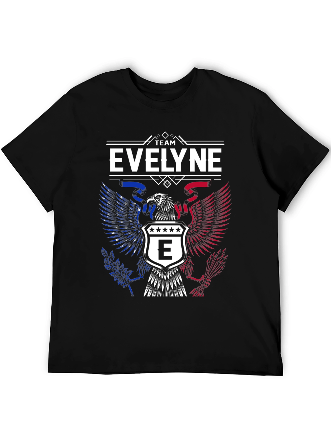 Team Evelyne Patriotic Eagle Graphic T-Shirt