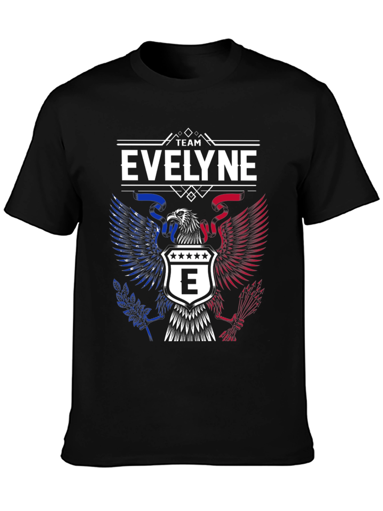 Team Evelyne Patriotic Eagle Graphic T-Shirt