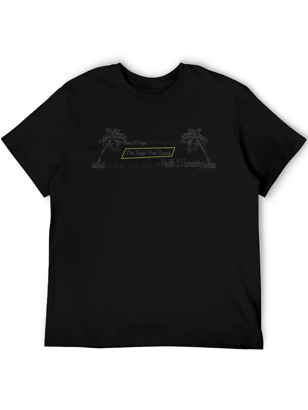 Black Graphic T-Shirt - Health 2 Humanity