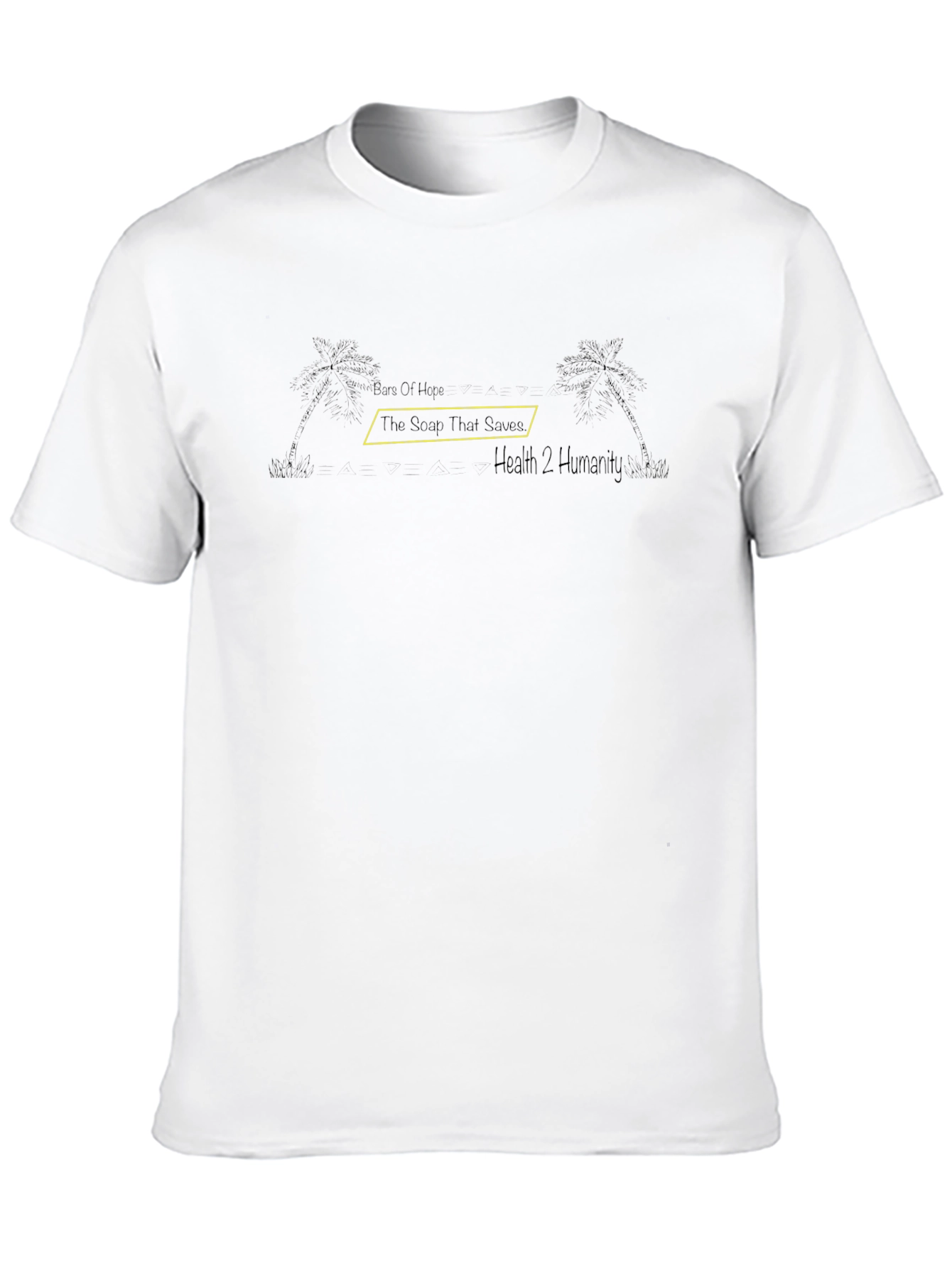 Black Graphic T-Shirt - Health 2 Humanity