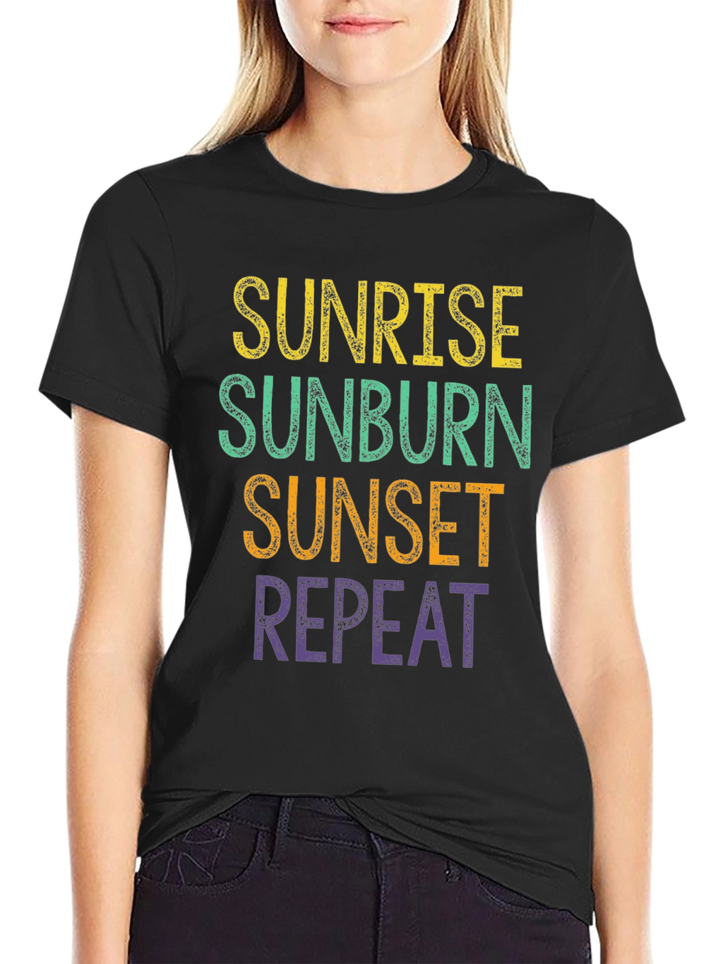 Sunrise Sunburn Sunset Repeat T-Shirt