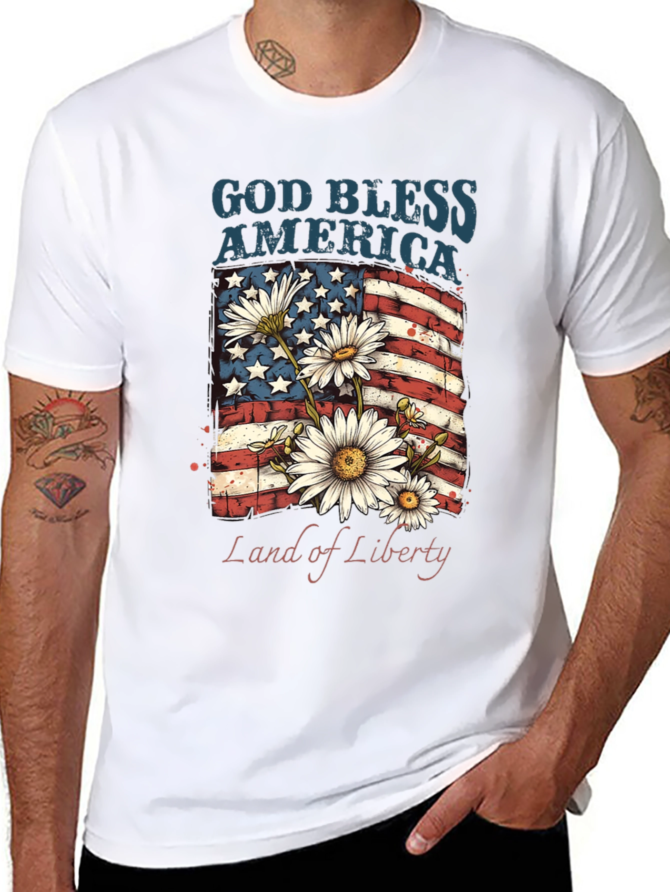 God Bless America Patriotic T-Shirt