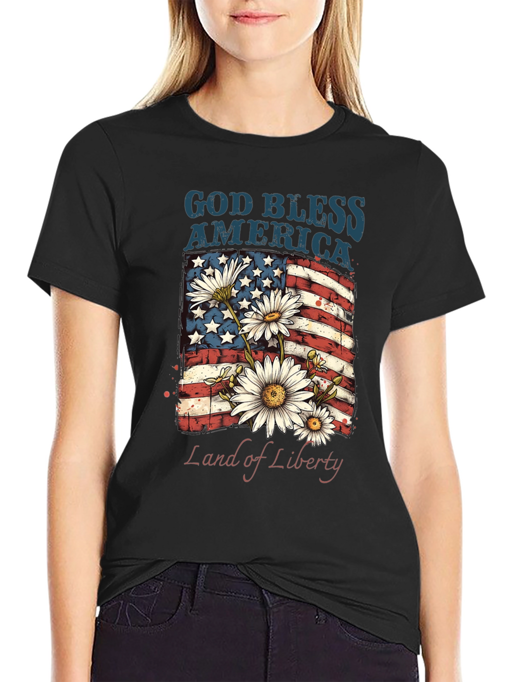 God Bless America Patriotic T-Shirt