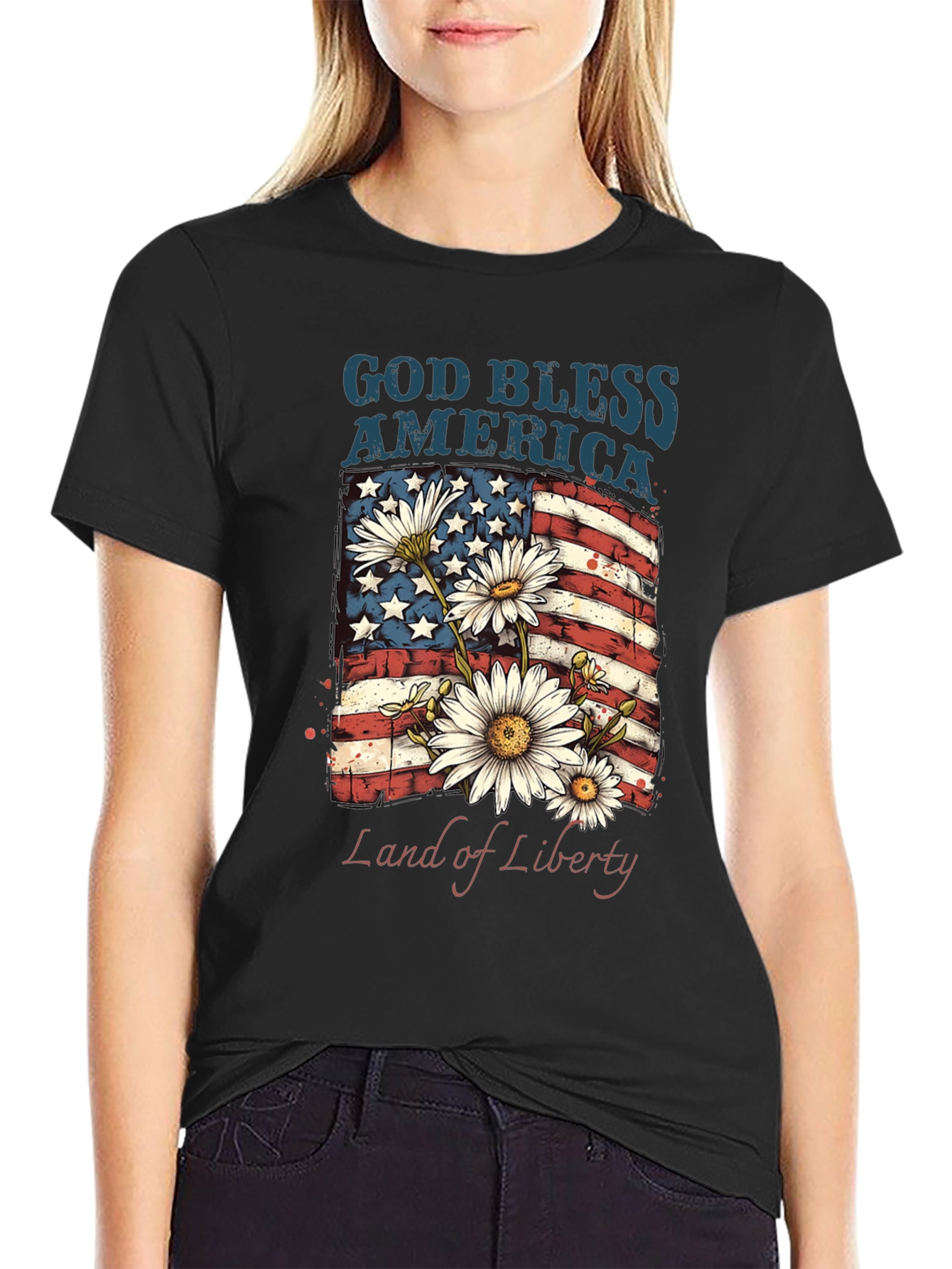 God Bless America Patriotic T-Shirt