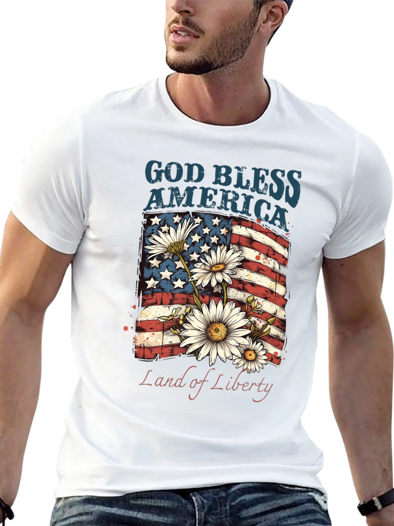 God Bless America Patriotic T-Shirt