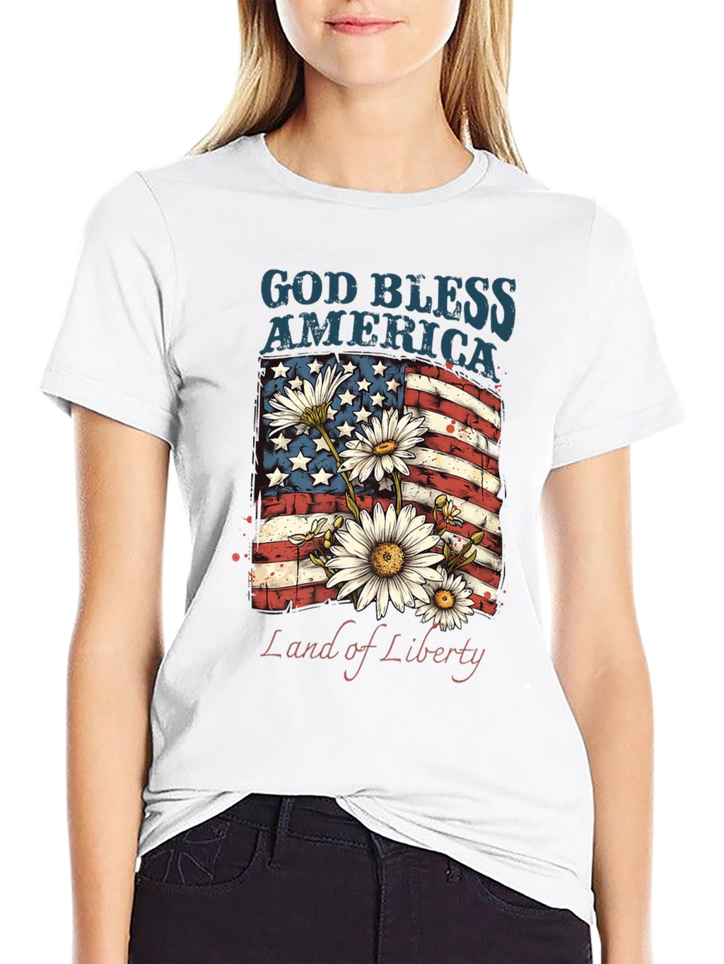 God Bless America Patriotic T-Shirt