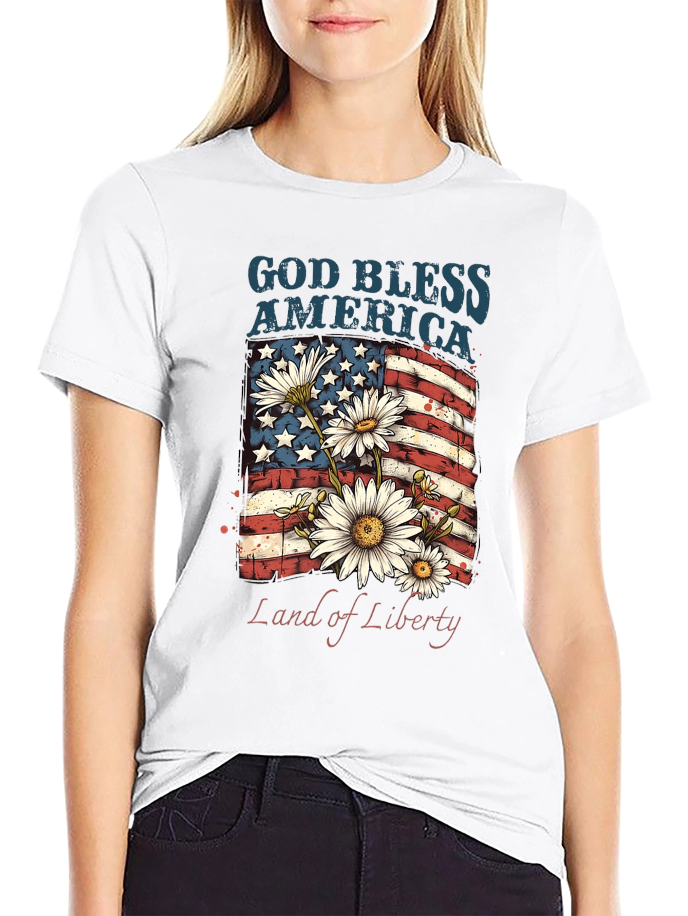 God Bless America Patriotic T-Shirt