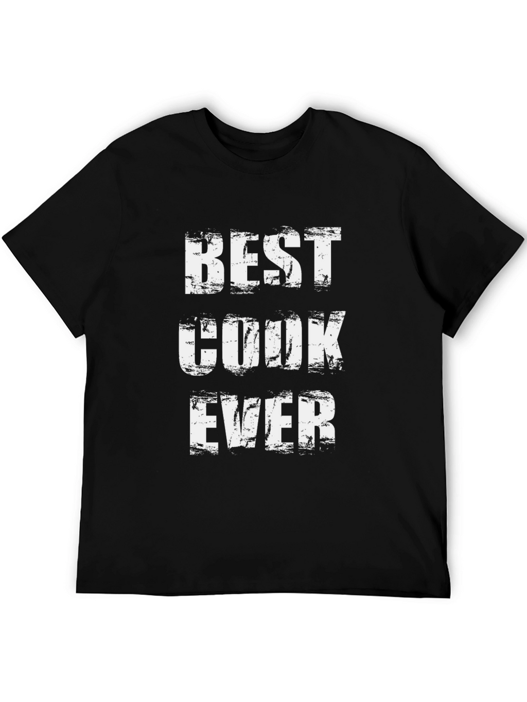 Best Cook Ever T-Shirt - Black Crew Neck
