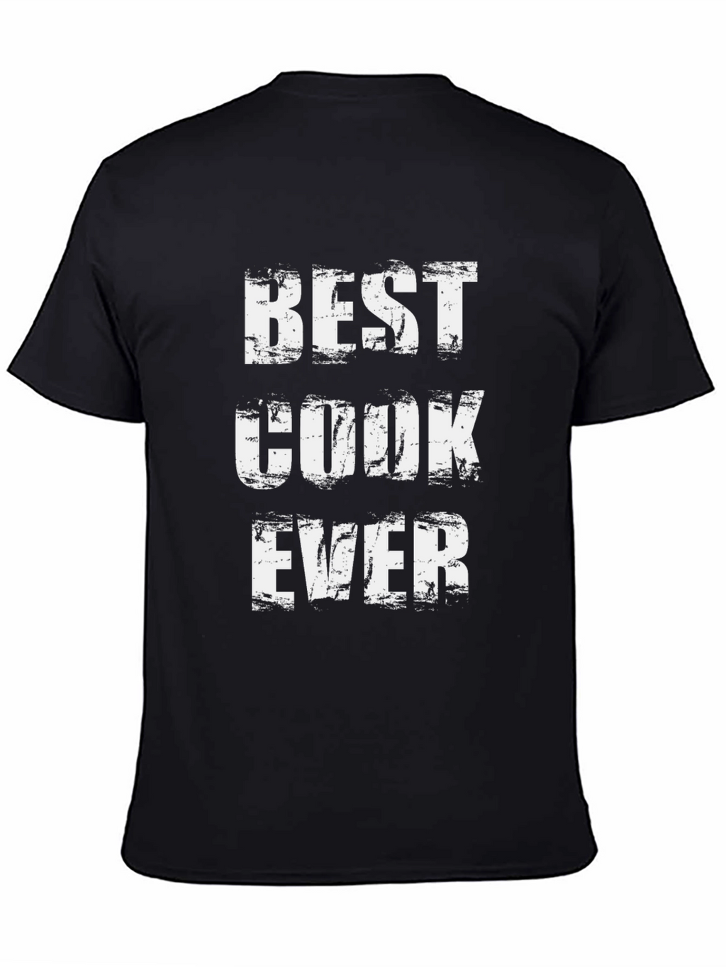 Best Cook Ever T-Shirt - Black Crew Neck