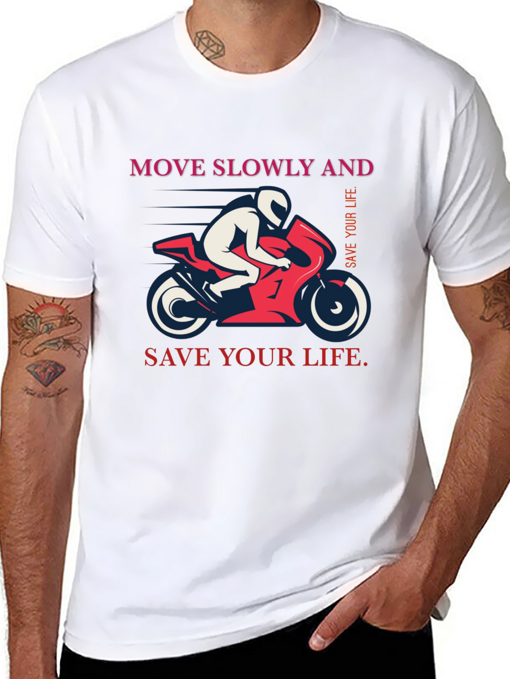 Move Slowly And Save Your Life Graphic T-Shirt
