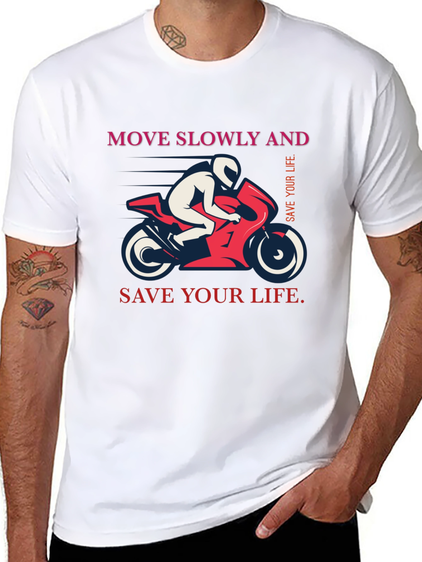 Move Slowly And Save Your Life Graphic T-Shirt