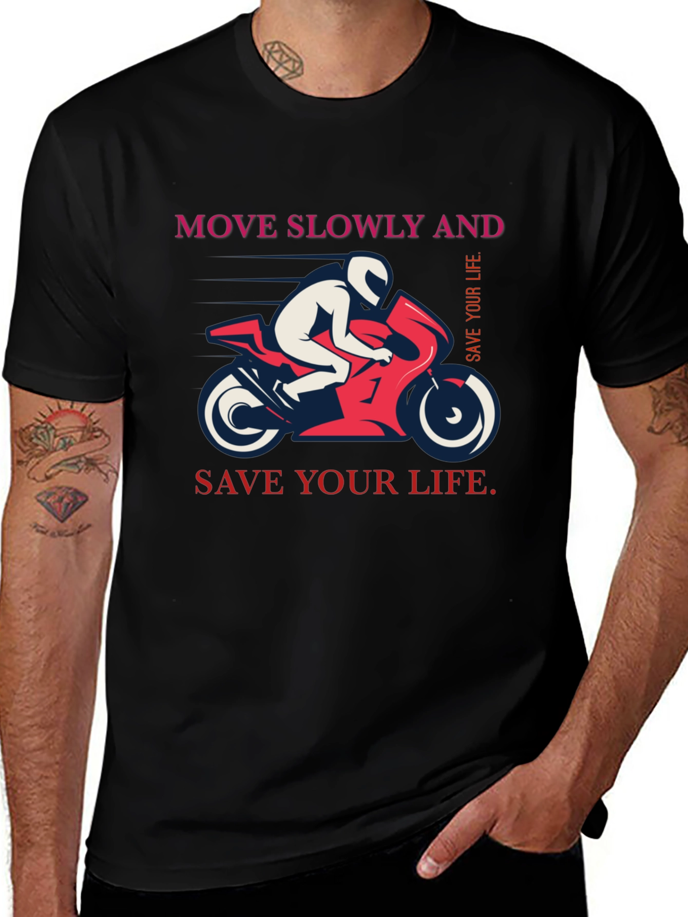 Move Slowly And Save Your Life Graphic T-Shirt