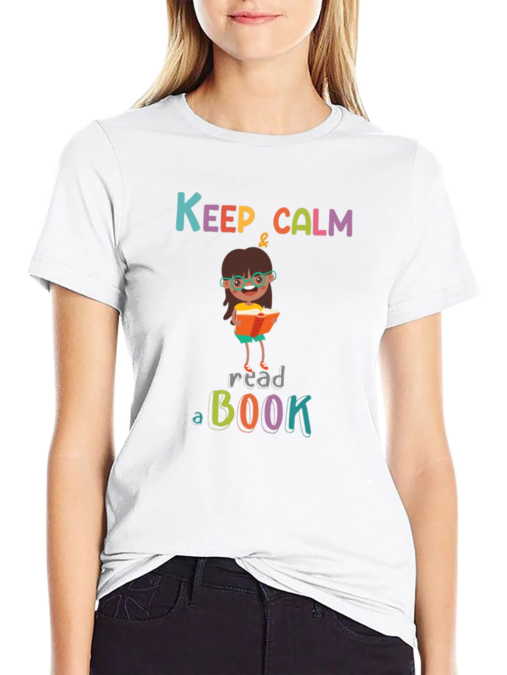 Keep Calm & Read a Book T-Shirt