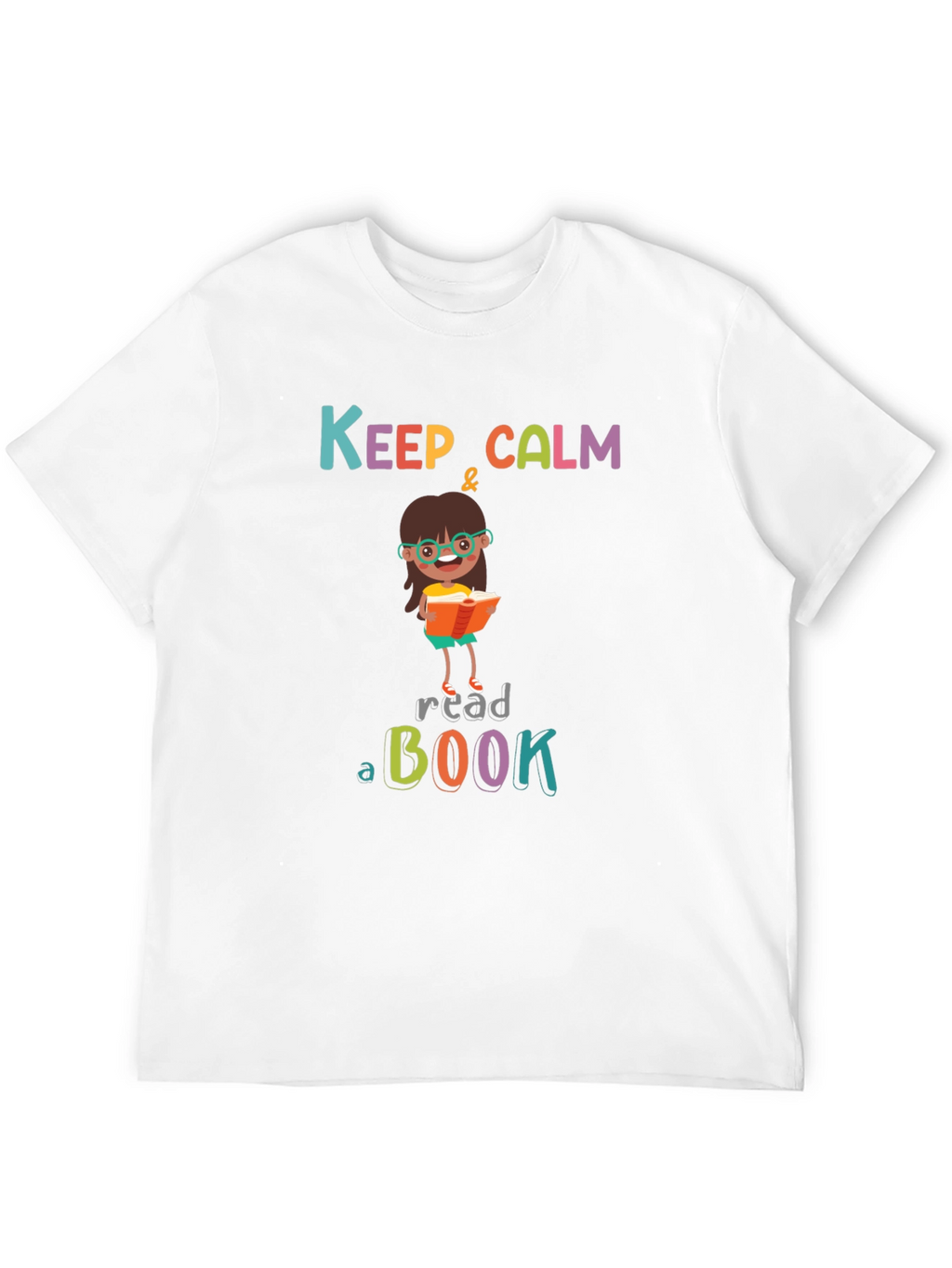 Keep Calm & Read a Book T-Shirt
