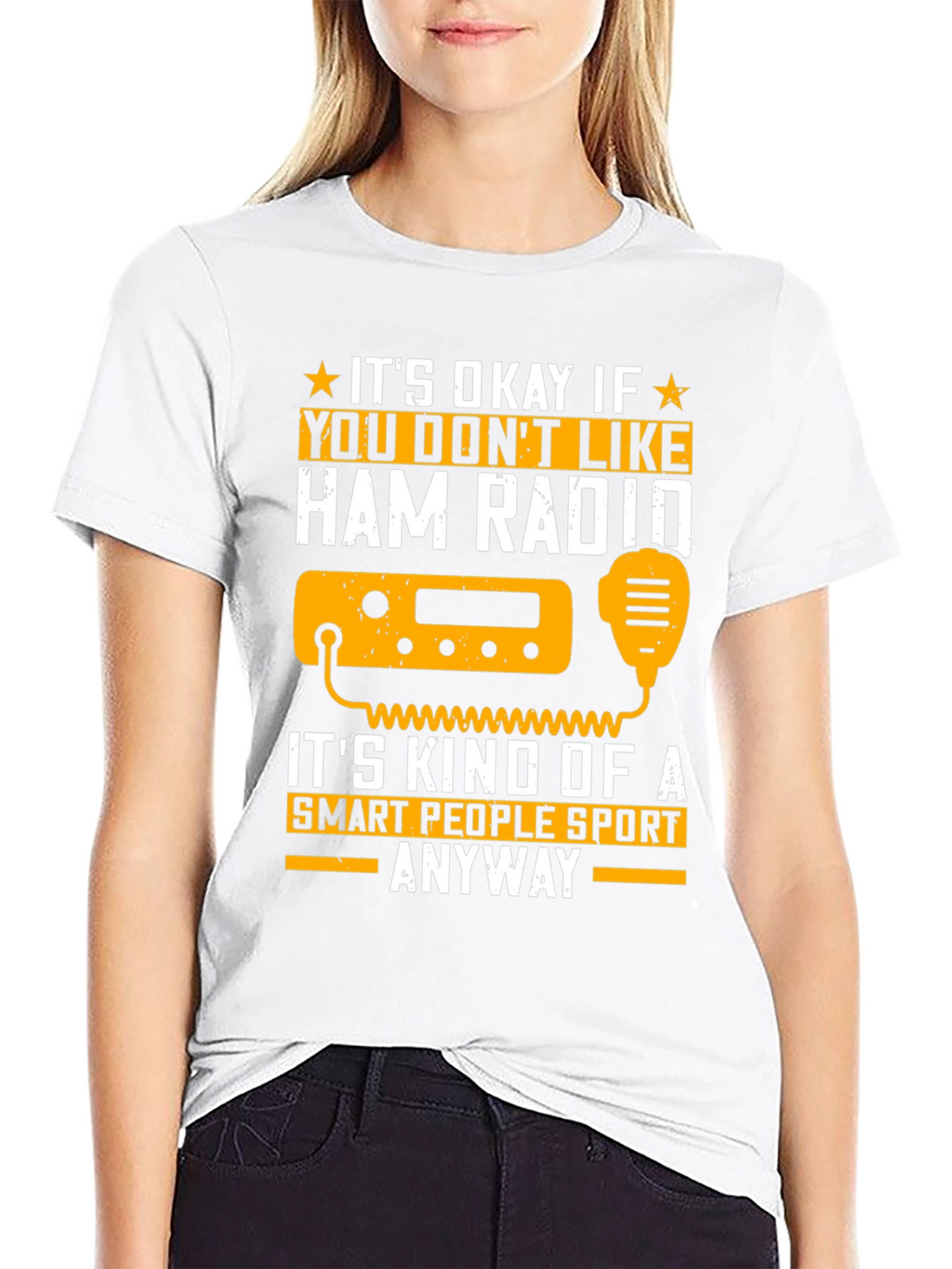 Ham Radio Smart People Sport T-Shirt