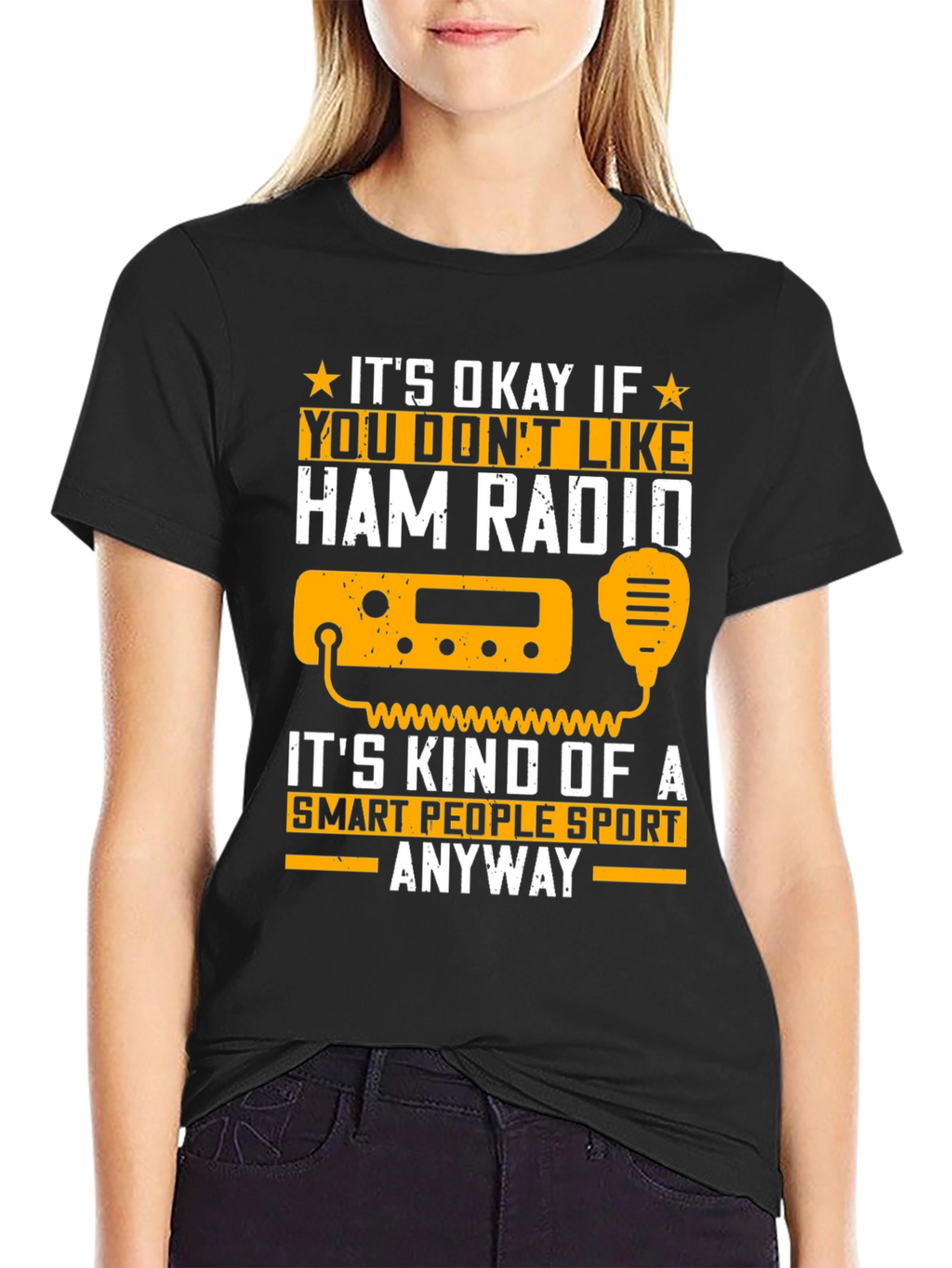 Ham Radio Smart People Sport T-Shirt