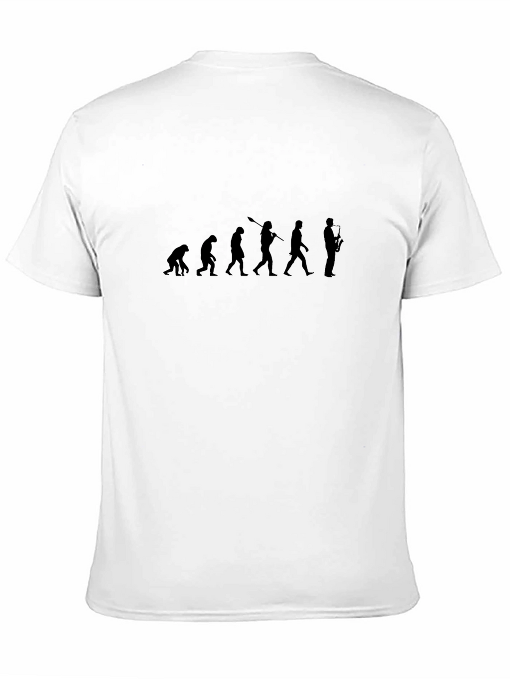 Evolution of Sax Man Black T-Shirt