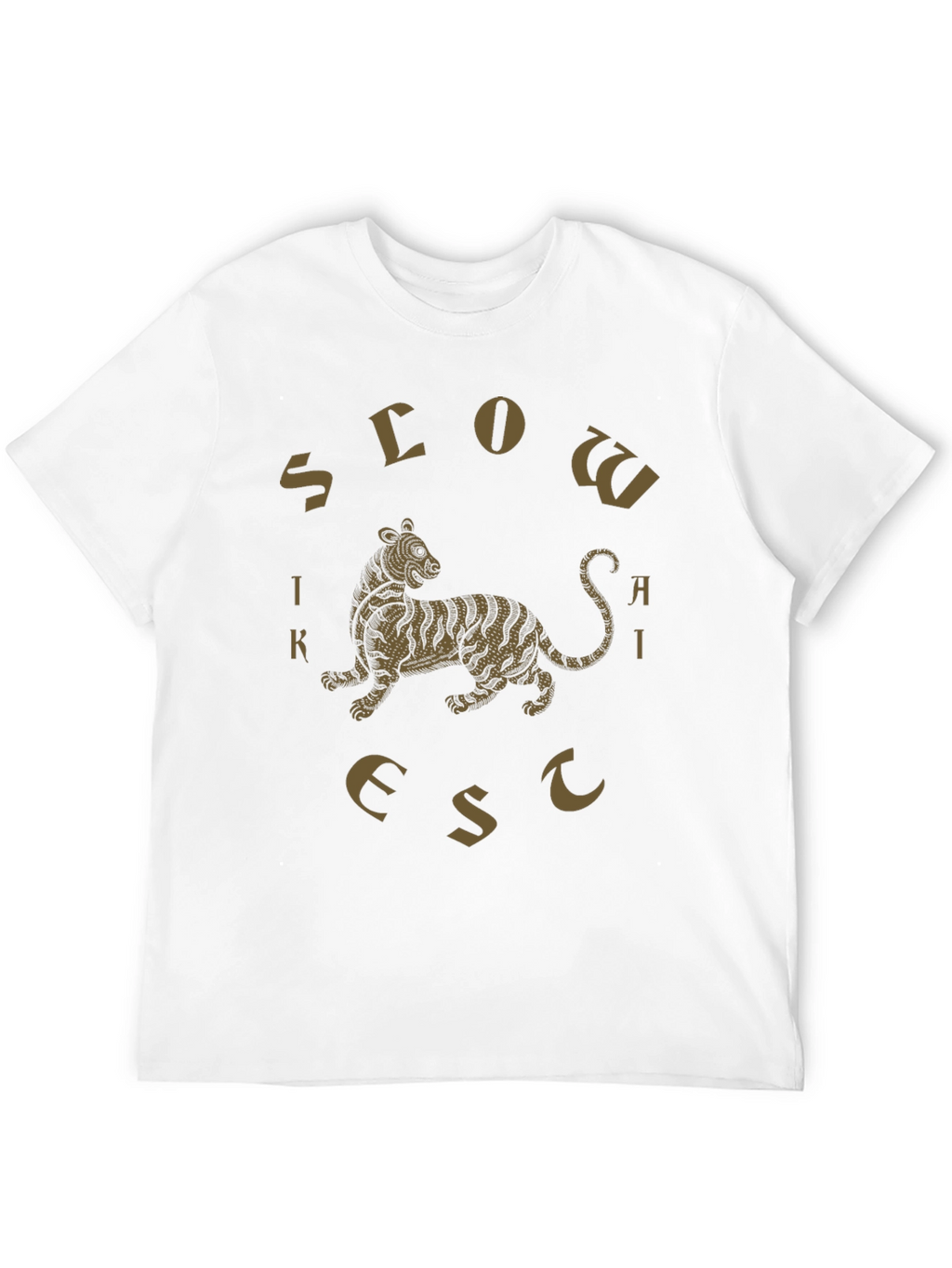 Slow Like Thai Tiger Graphic T-Shirt