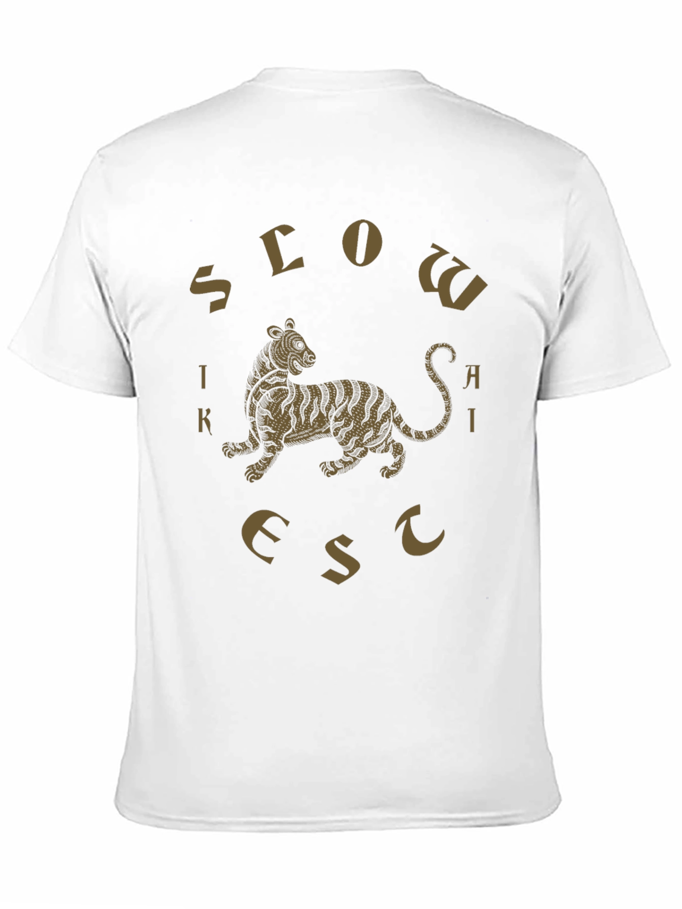 Slow Like Thai Tiger Graphic T-Shirt