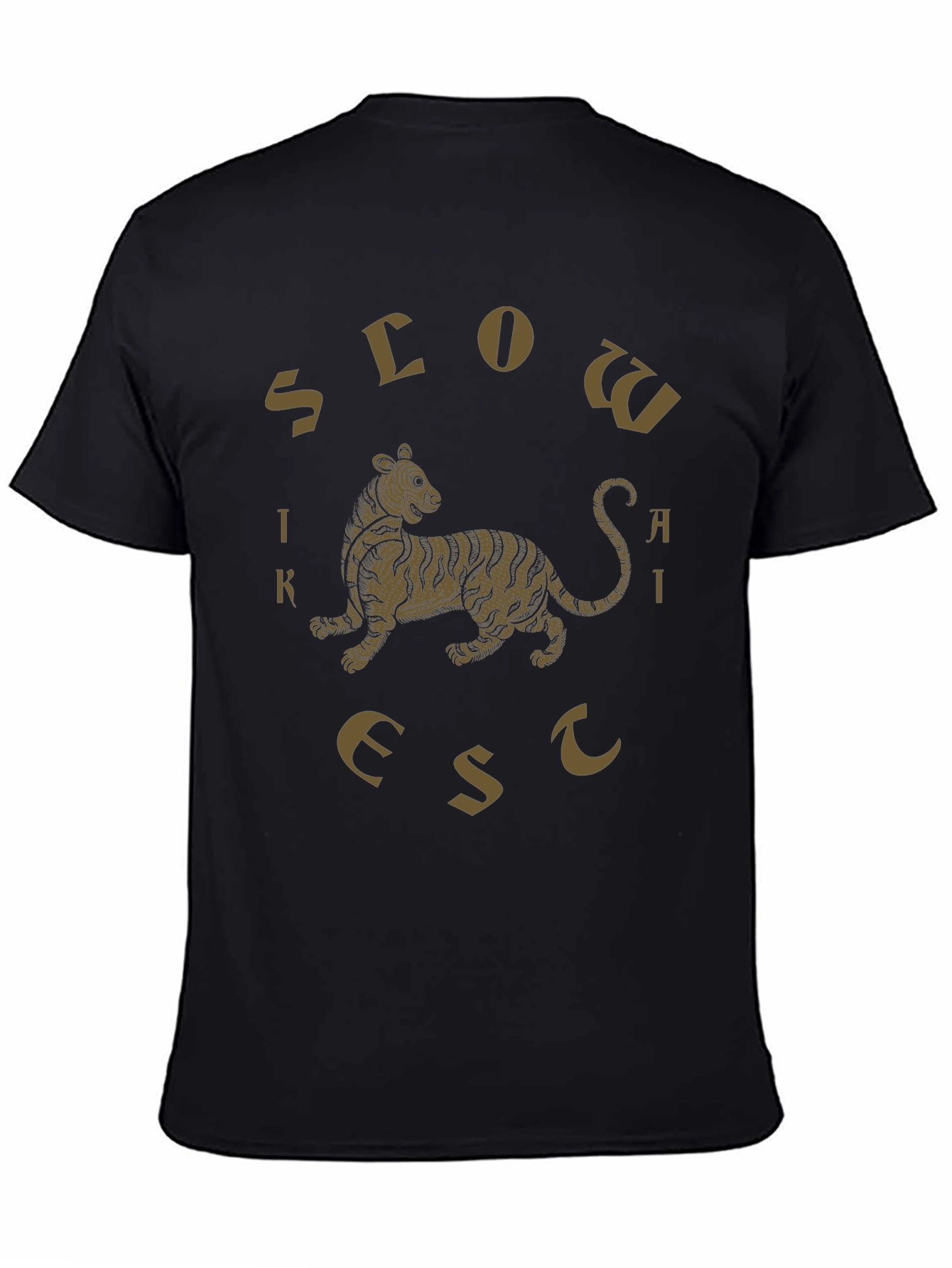 Slow Like Thai Tiger Graphic T-Shirt