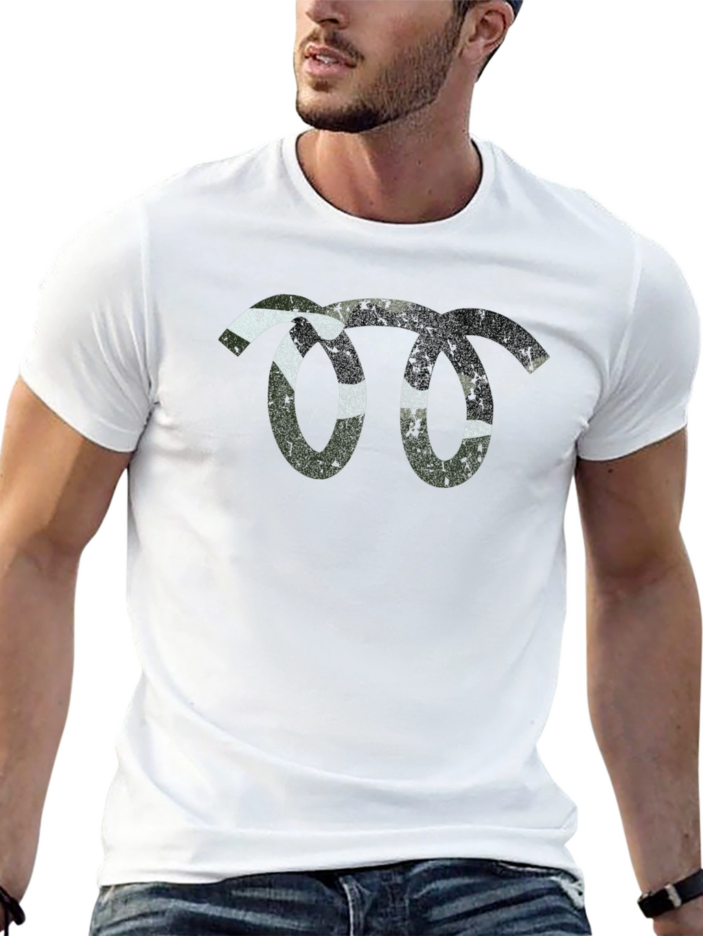 Abstract Symbol Black Tee