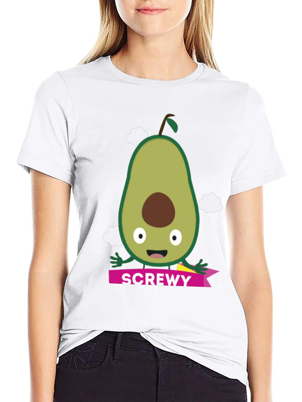 ScrewEy Avocado Graphic T-Shirt