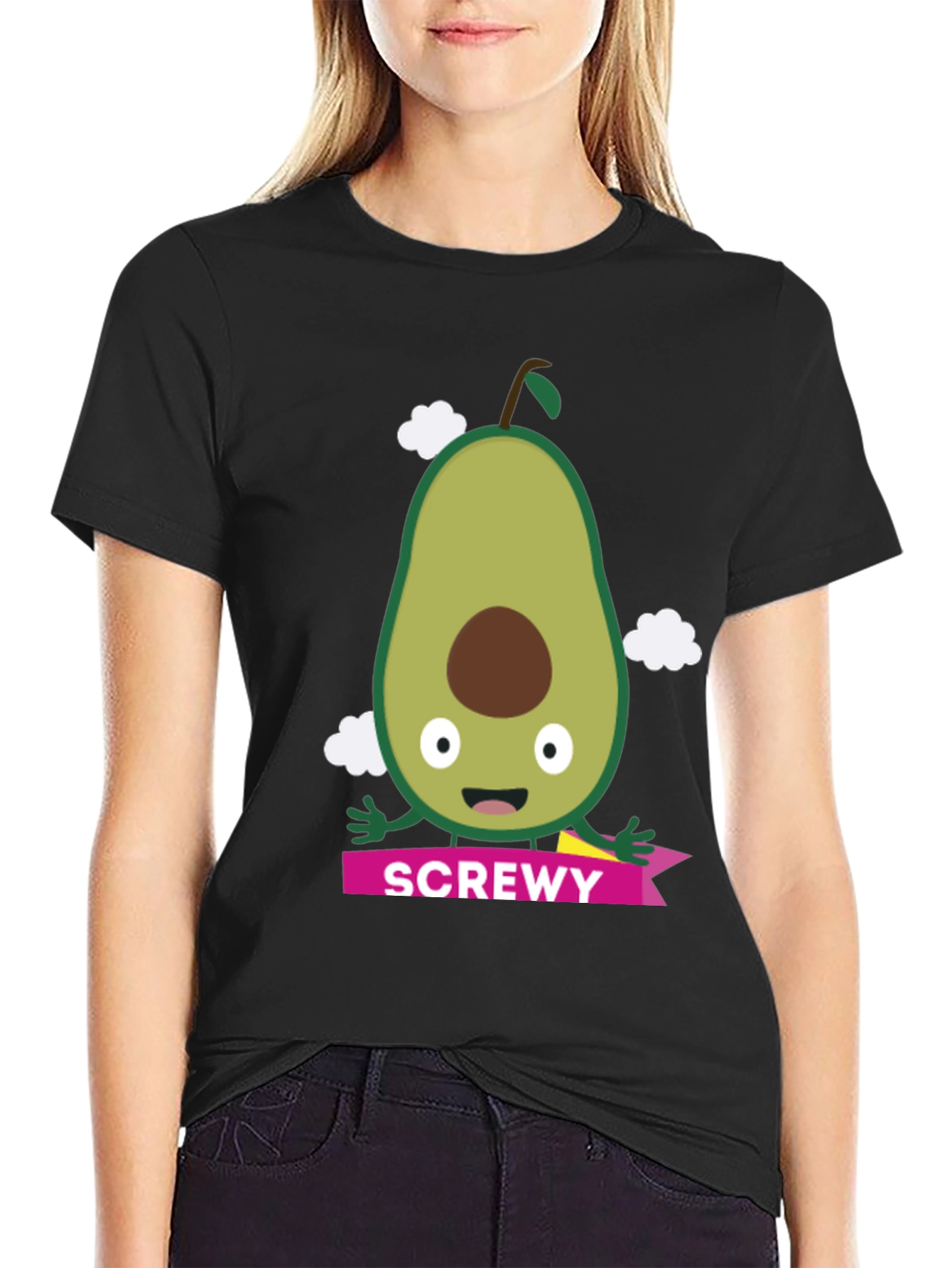 ScrewEy Avocado Graphic T-Shirt