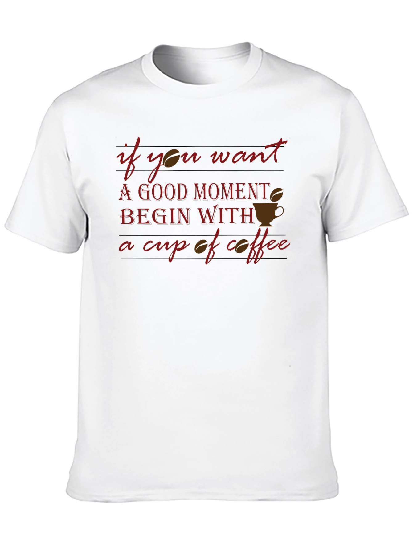 Coffee Lover Graphic T-Shirt - Good Moments Begin