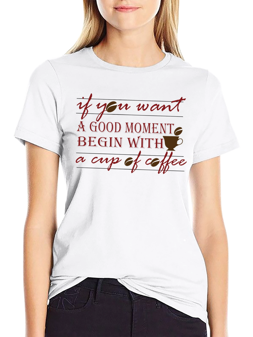 Coffee Lover Graphic T-Shirt - Good Moments Begin