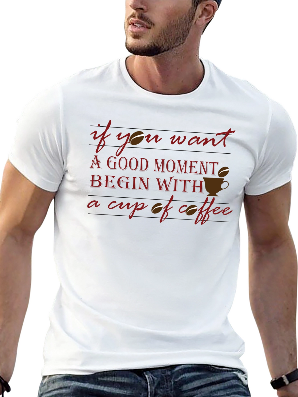 Coffee Lover Graphic T-Shirt - Good Moments Begin