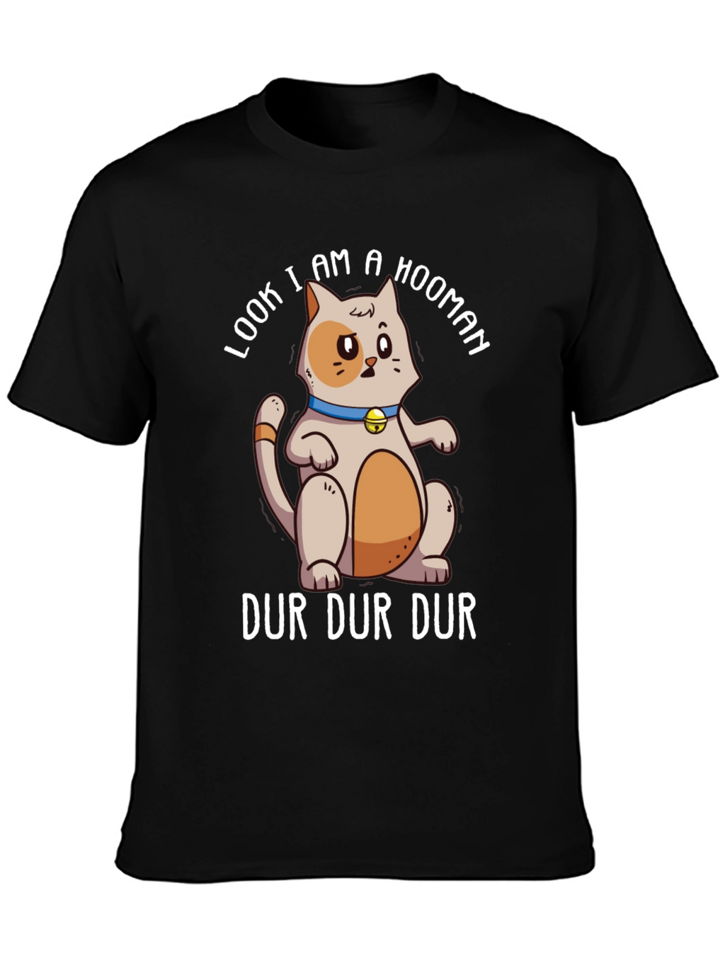 Funny Cat Hooman Graphic Tee