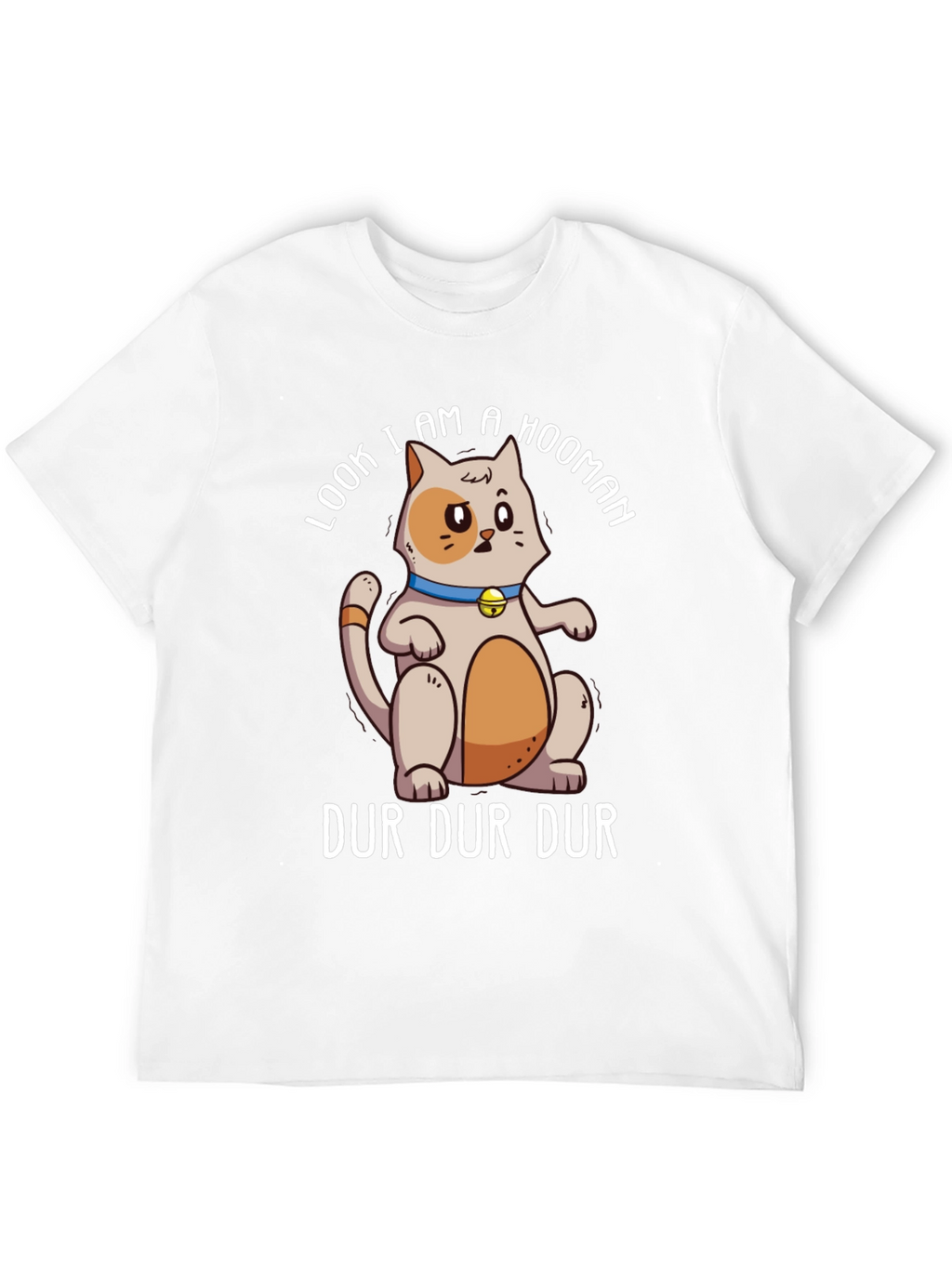 Funny Cat Hooman Graphic Tee
