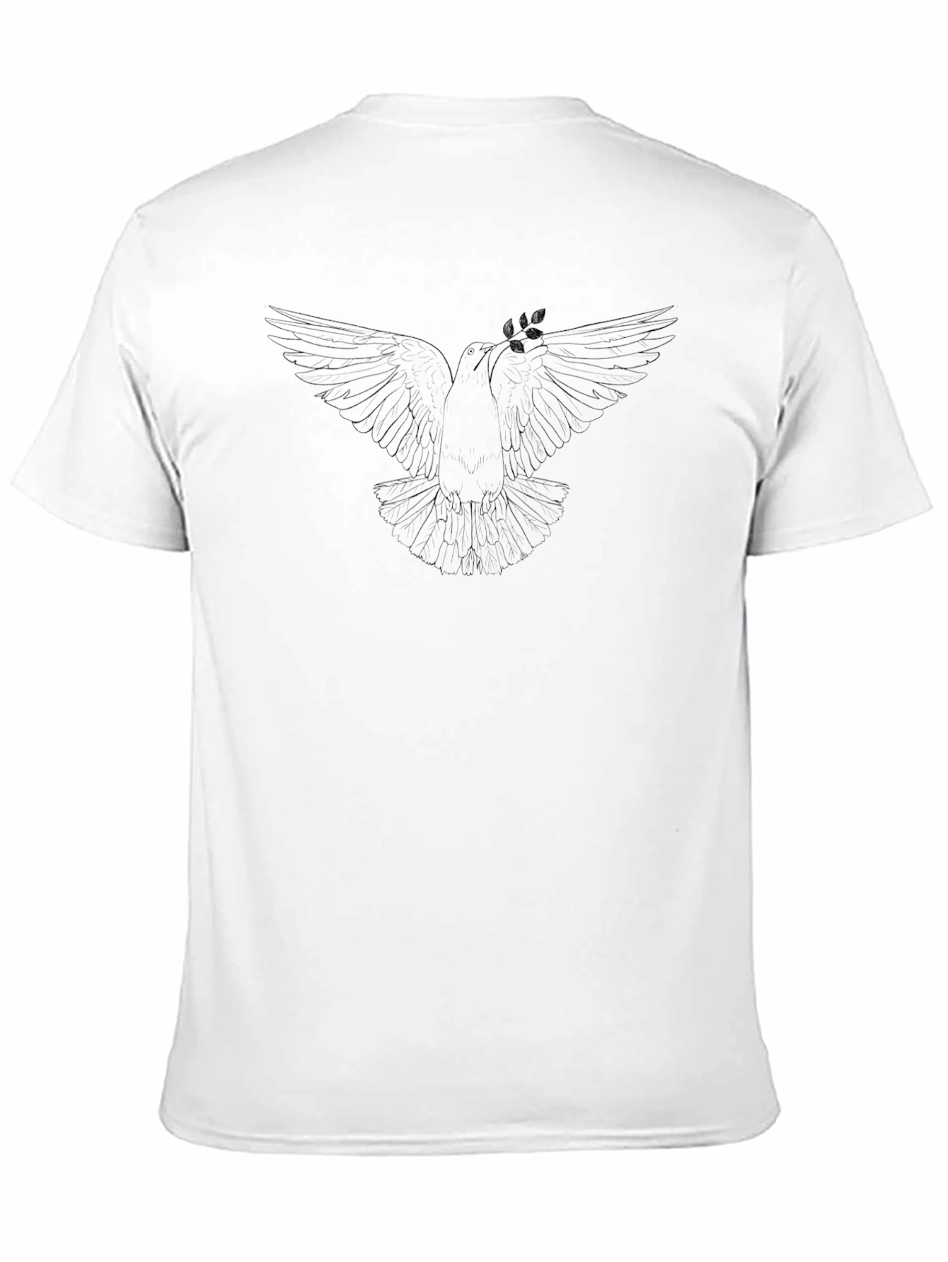 Dove Peace T-Shirt - Classic Black Graphic Tee