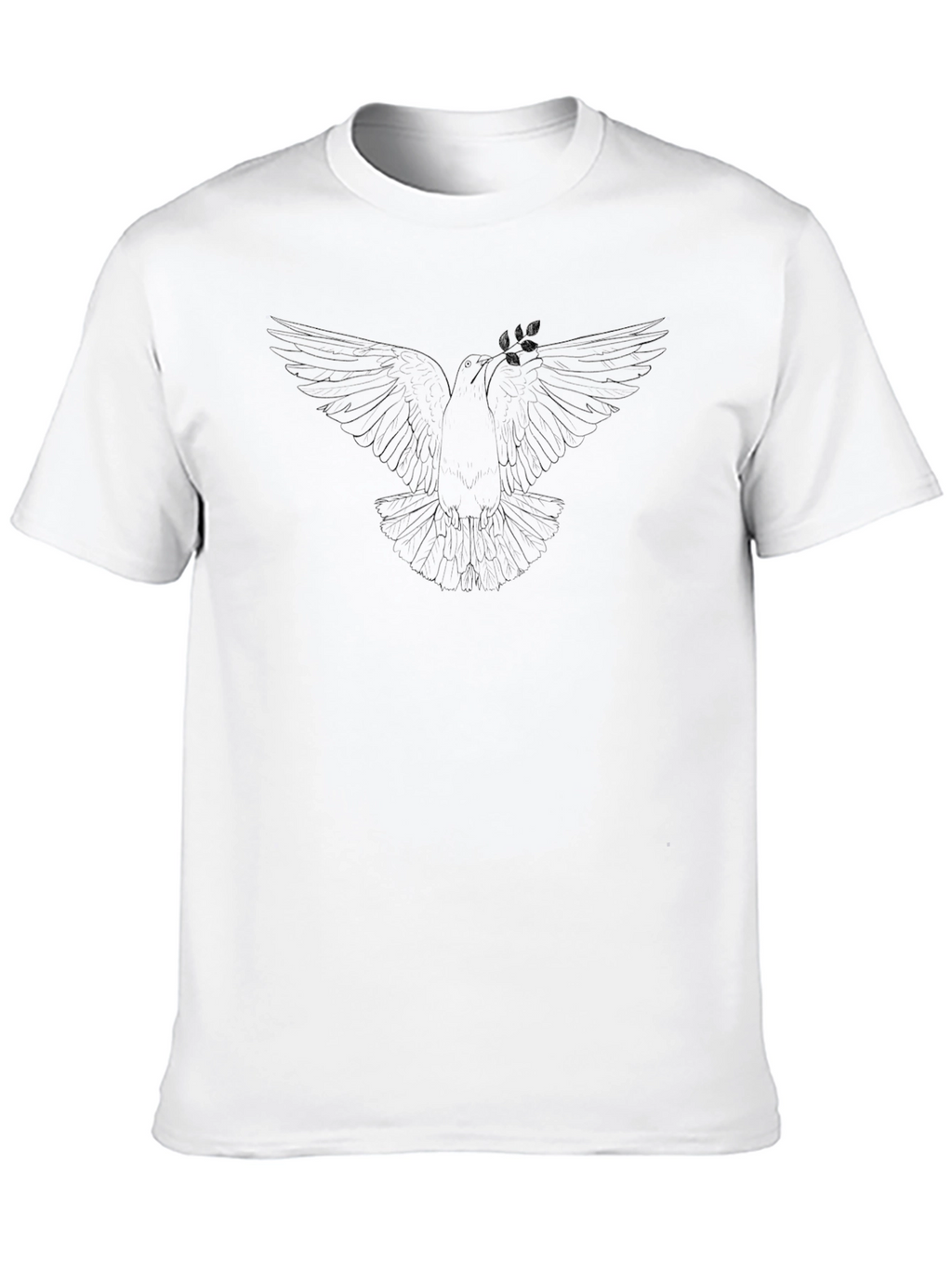 Dove Peace T-Shirt - Classic Black Graphic Tee