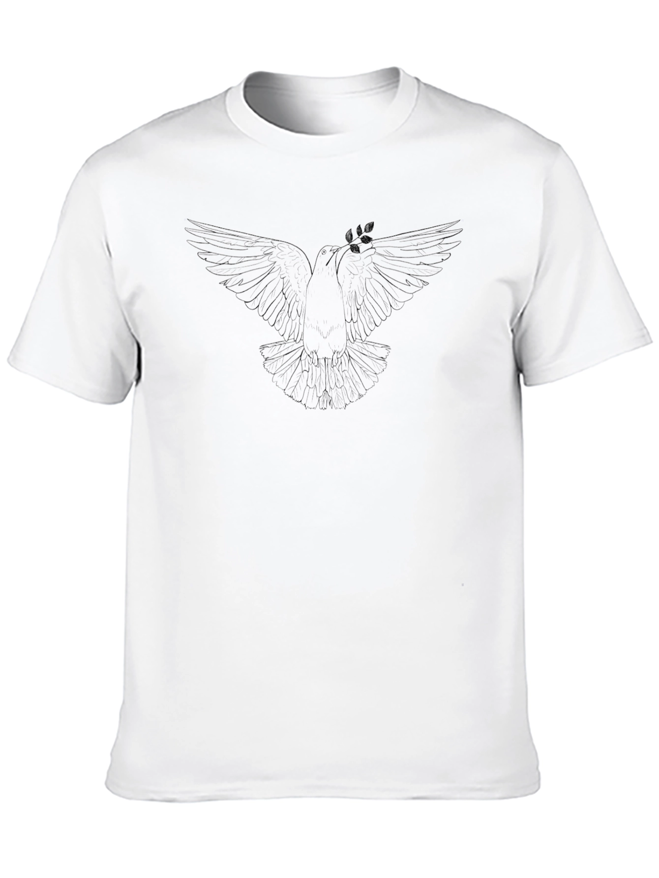 Dove Peace T-Shirt - Classic Black Graphic Tee