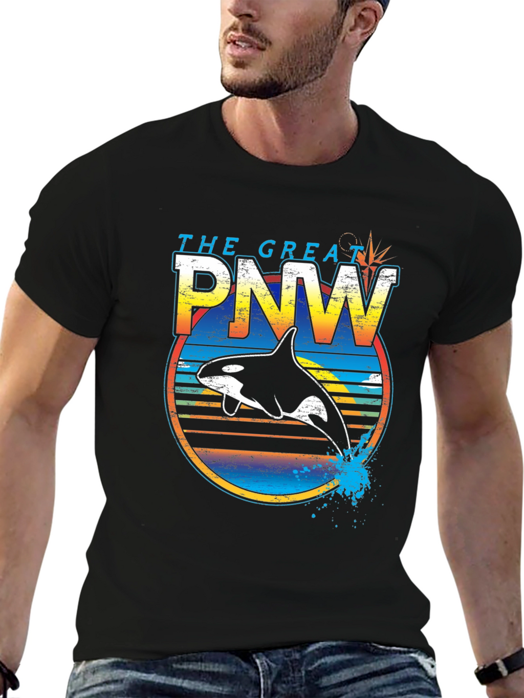 The Great PNW Orca Graphic Tee