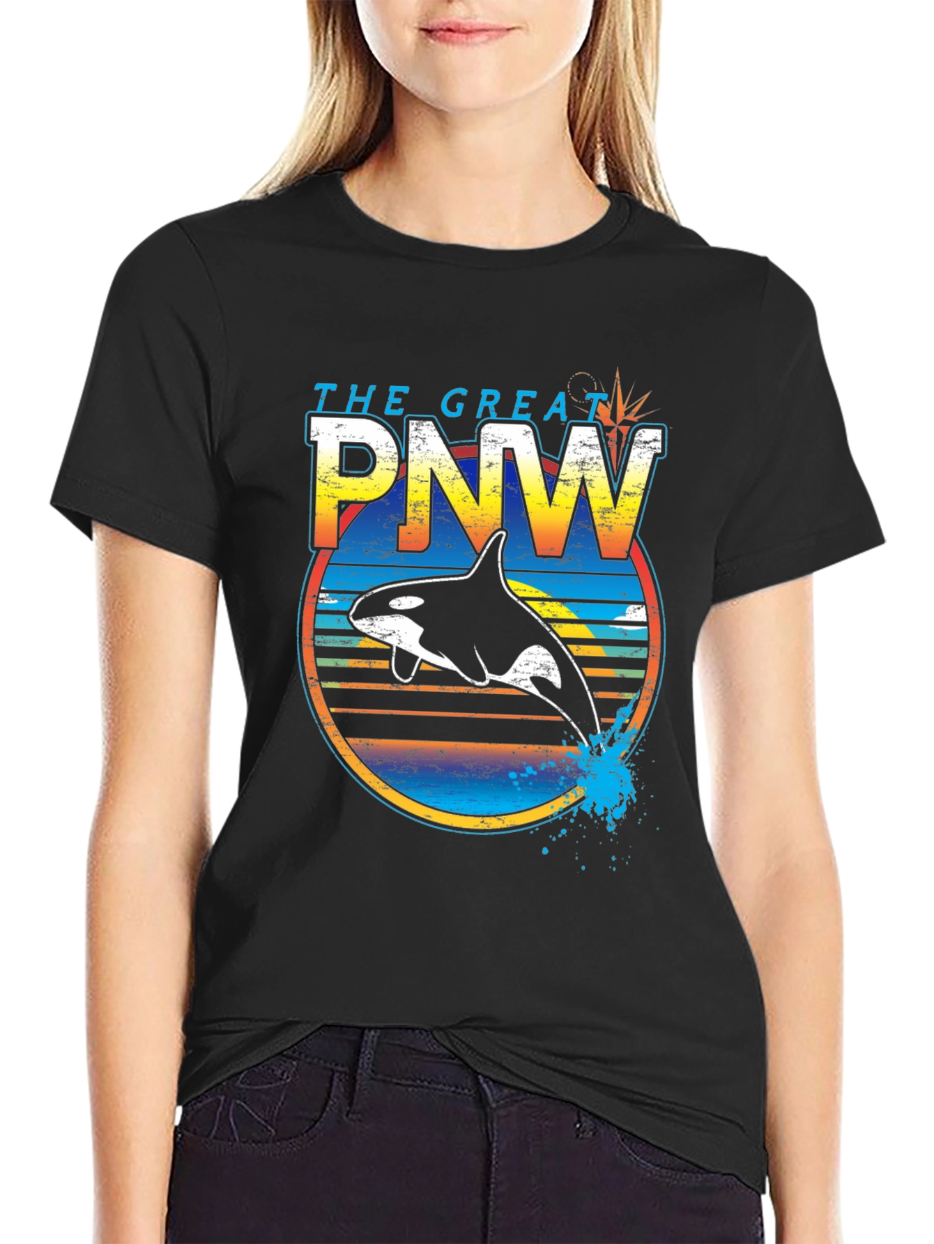 The Great PNW Orca Graphic Tee