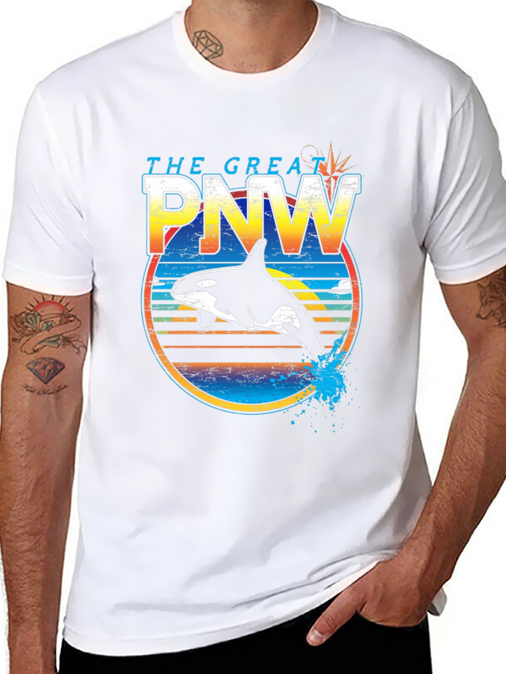 The Great PNW Orca Graphic Tee