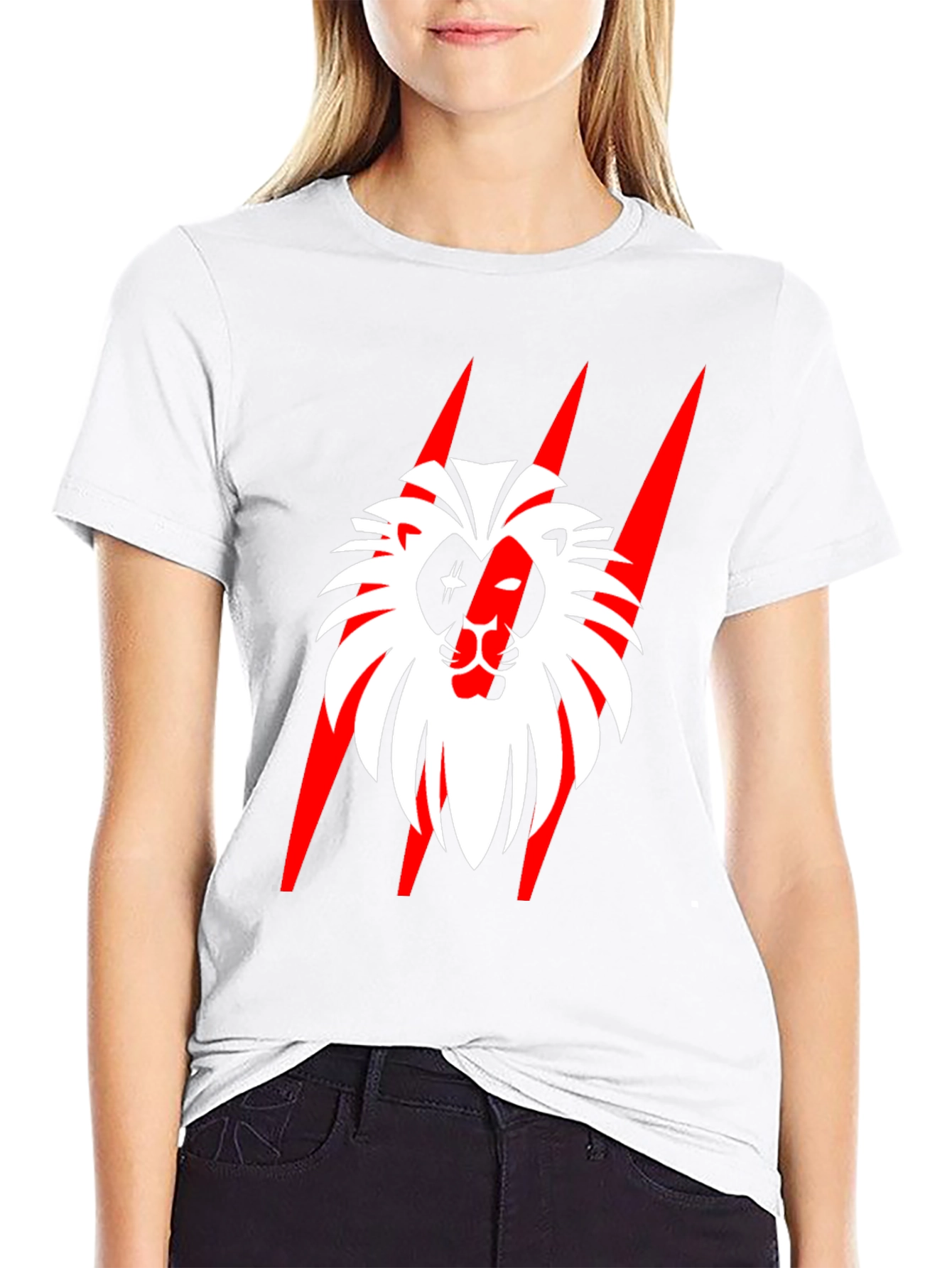 Bold Lion Graphic Tee - Statement Style