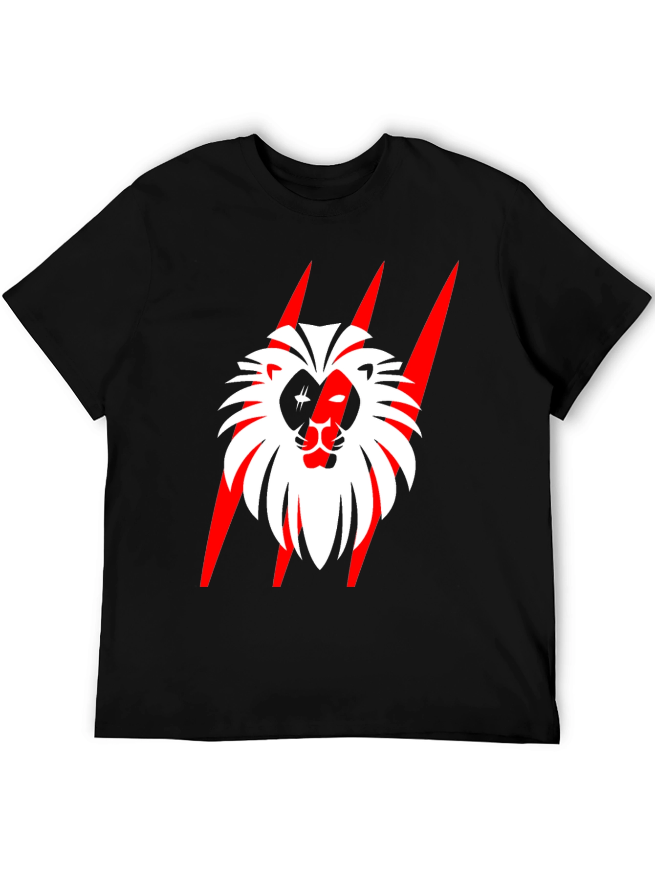 Bold Lion Graphic Tee - Statement Style