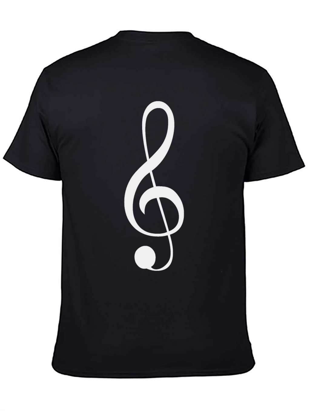 Treble Clef Black T-Shirt