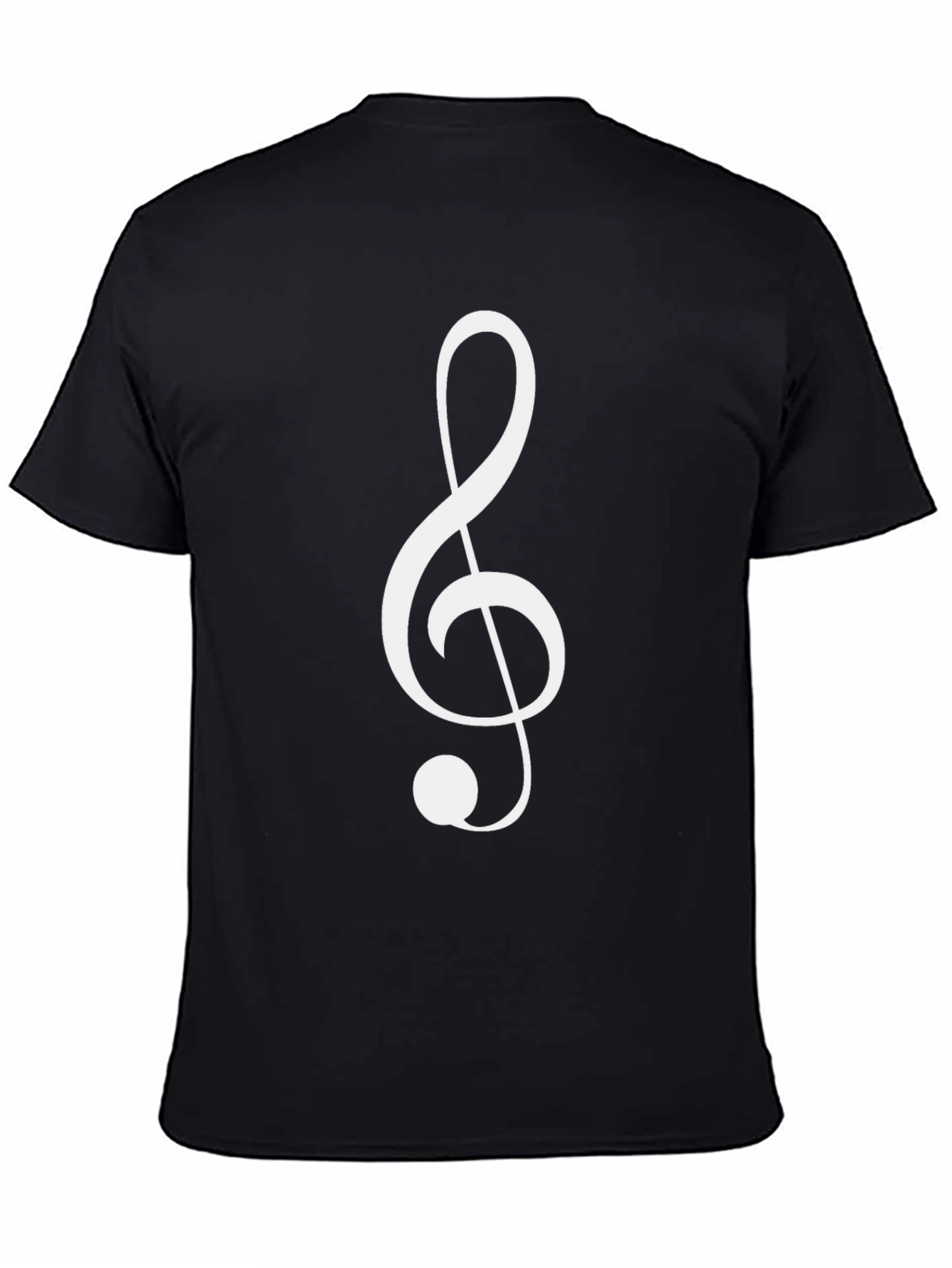 Treble Clef Black T-Shirt