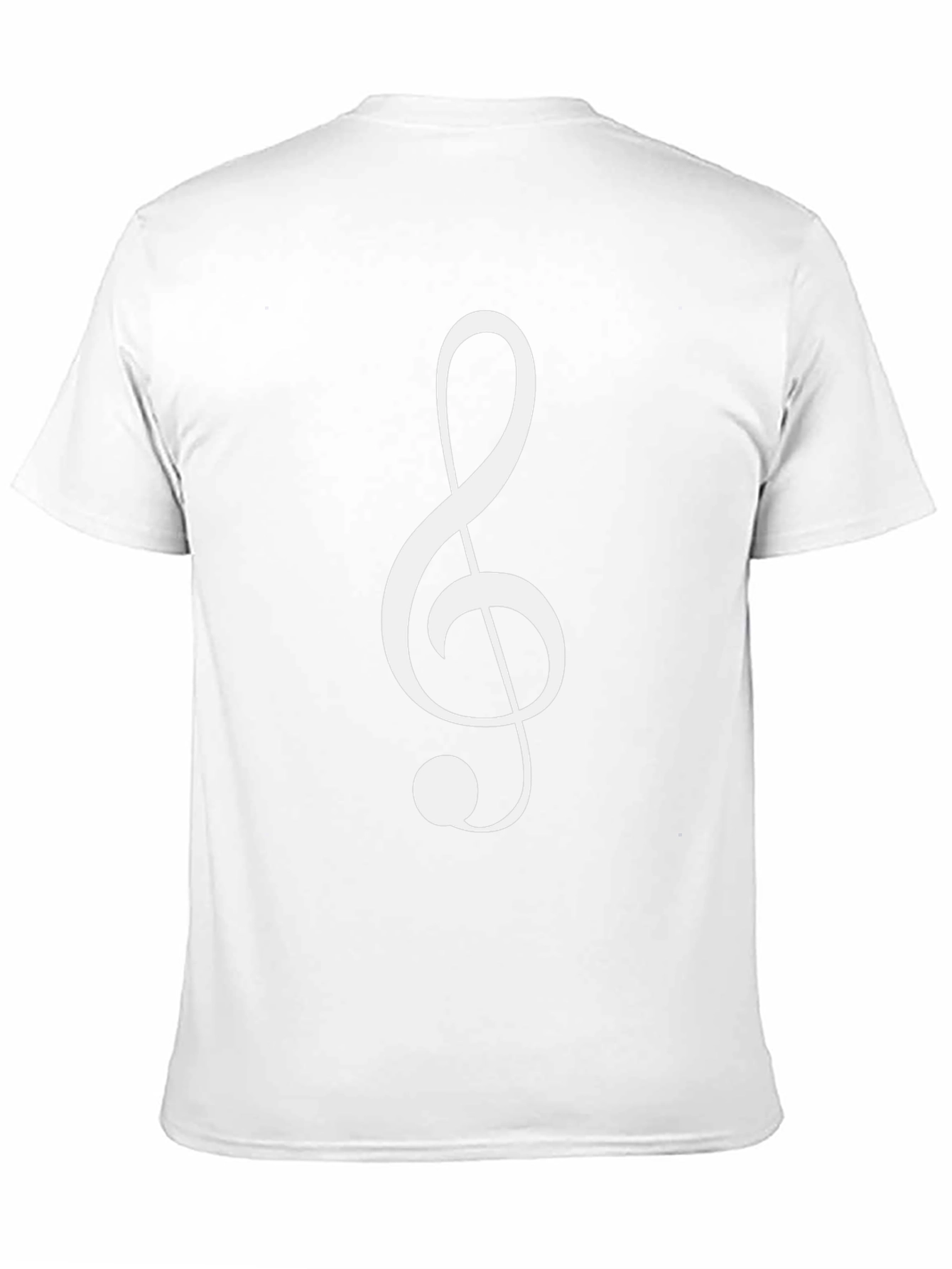 Treble Clef Black T-Shirt