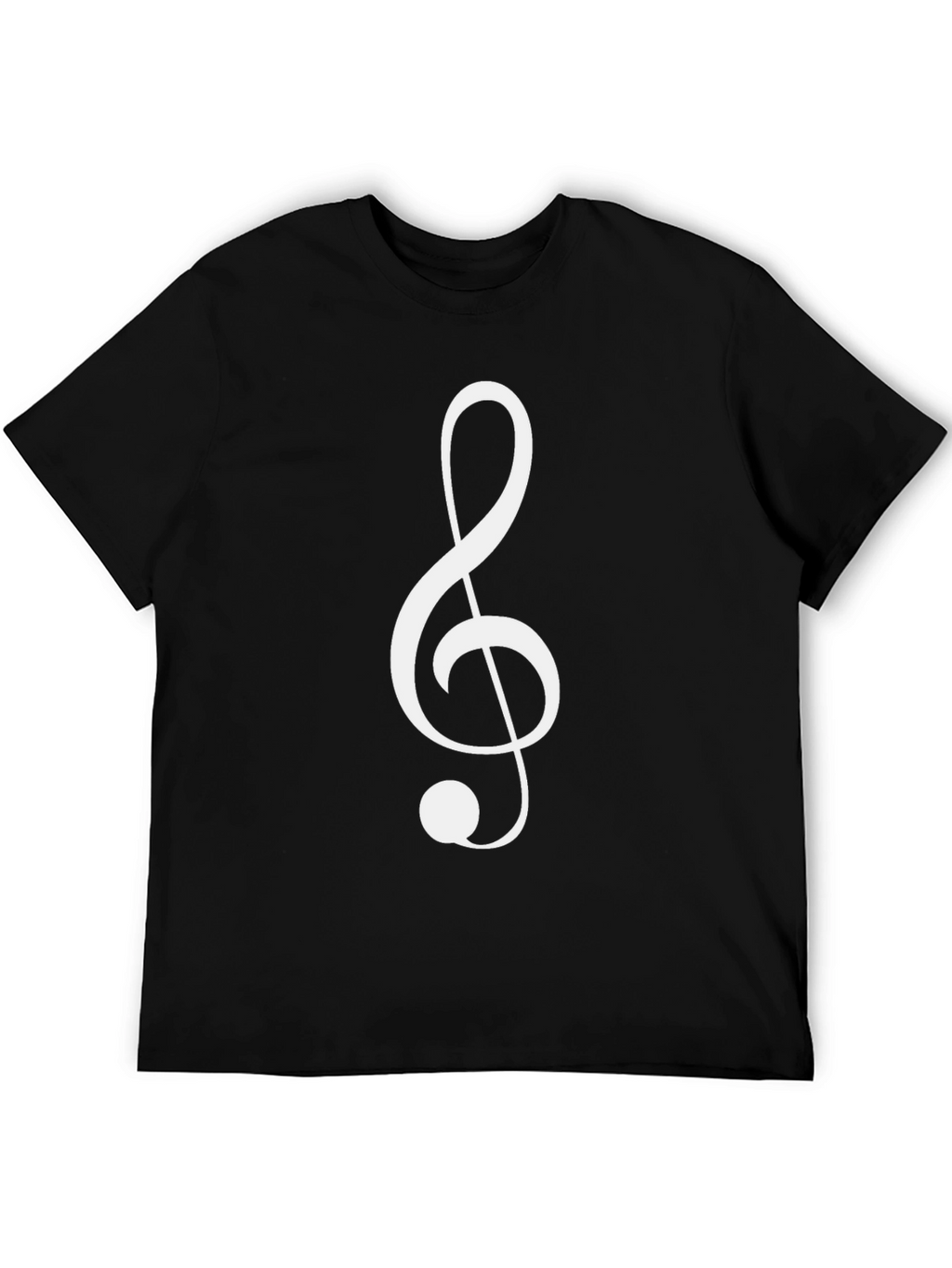 Treble Clef Black T-Shirt