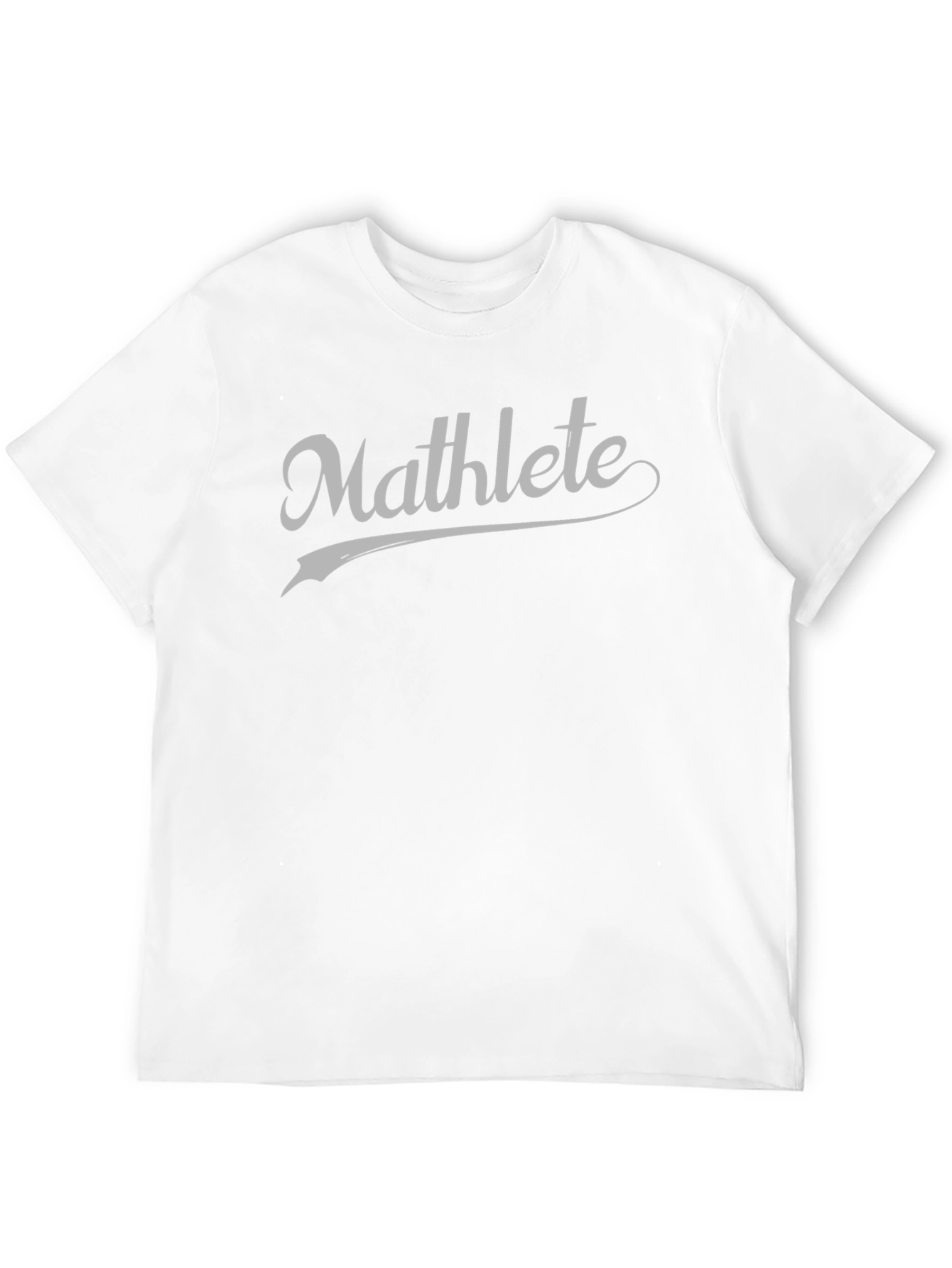 Mathlete Black T-Shirt - For the Brainy Athlete
