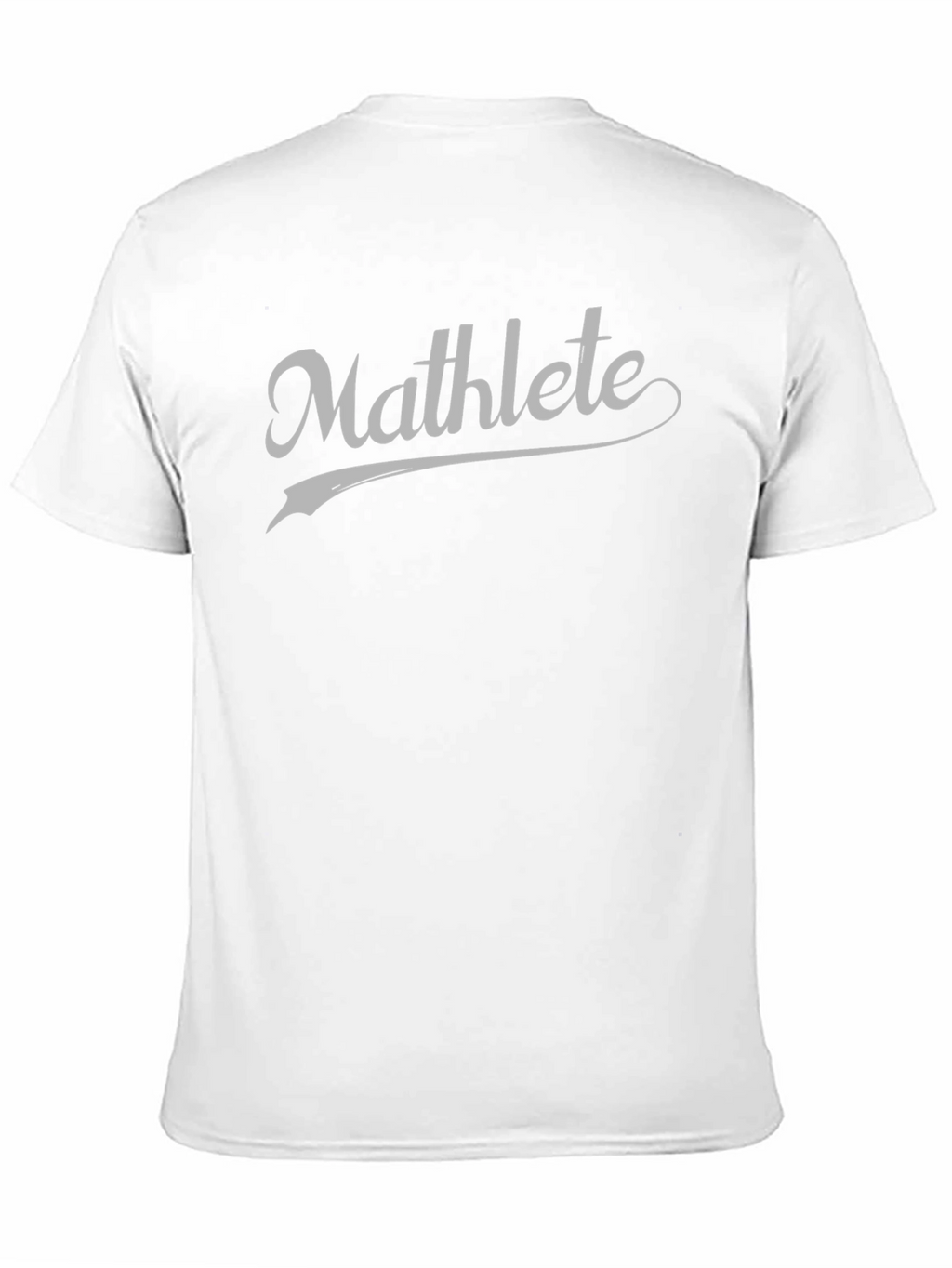 Mathlete Black T-Shirt - For the Brainy Athlete