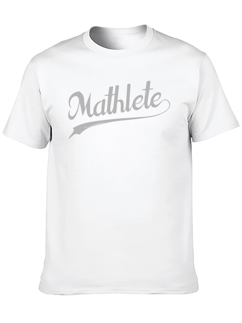 Mathlete Black T-Shirt - For the Brainy Athlete