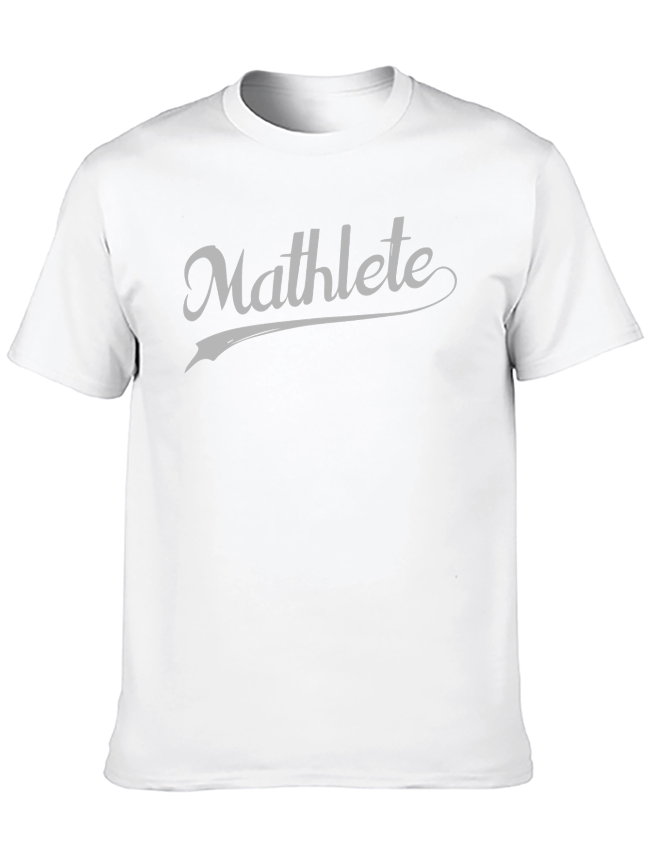 Mathlete Black T-Shirt - For the Brainy Athlete