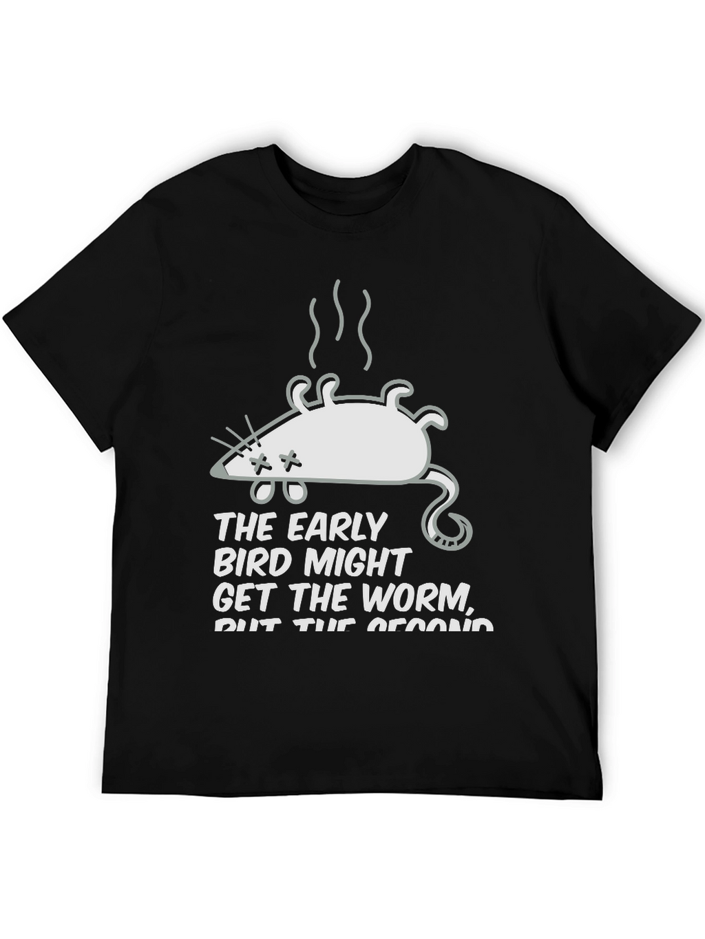 Early Bird Second Mouse Graphic T-Shirt